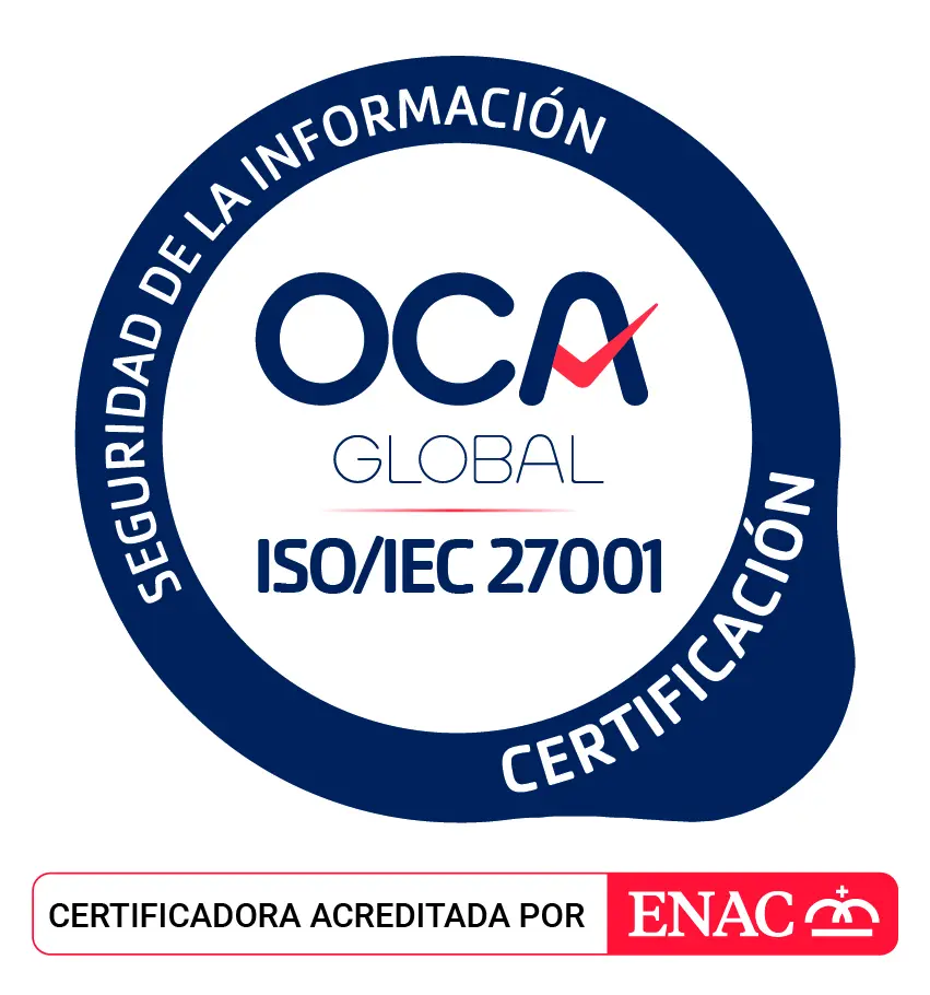 Certificación ISO/IEC 27001, Seguridad de la Información, OCA Global certificadora acreditada por ENAC