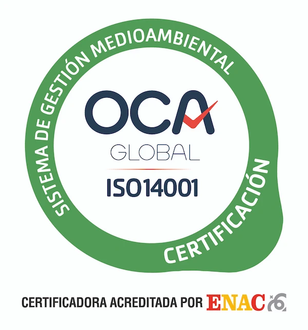 Certificación ISO 14001, Sistema de Gestión Medioambiental, OCA Global certificadora acreditada por ENAC